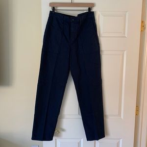 J crew navy chino pants